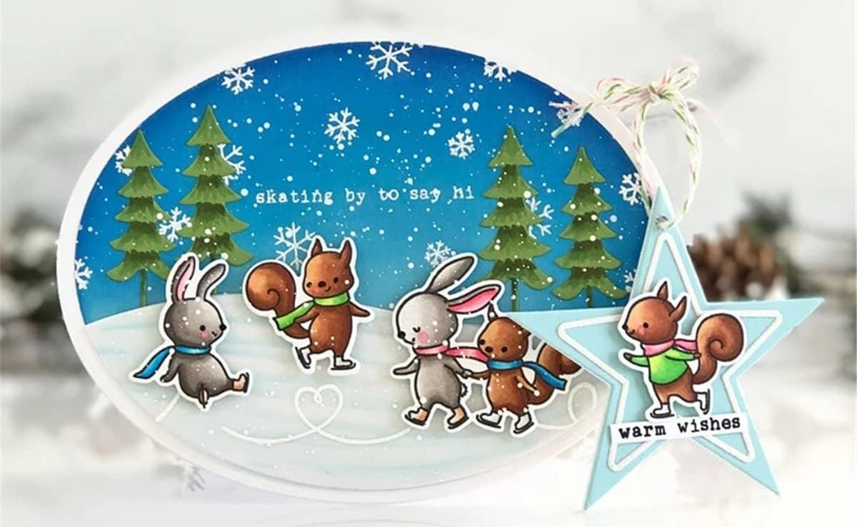 Cutting Dies Metal Stencils Scrapbooking Tools Flowers Lace Frame DIY Embossing Template for Paper Card Making Album Arts Crafts Supplies (Oval Set-14.5x11.2cm)