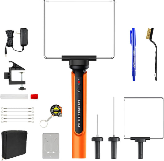 4 in 1 Hot Wire Electric Foam Cutter kit, Styrofoam Cutting Tool 15W/ 6V, Heated Foam Carving Knife Kit. (Bagged Orange)
