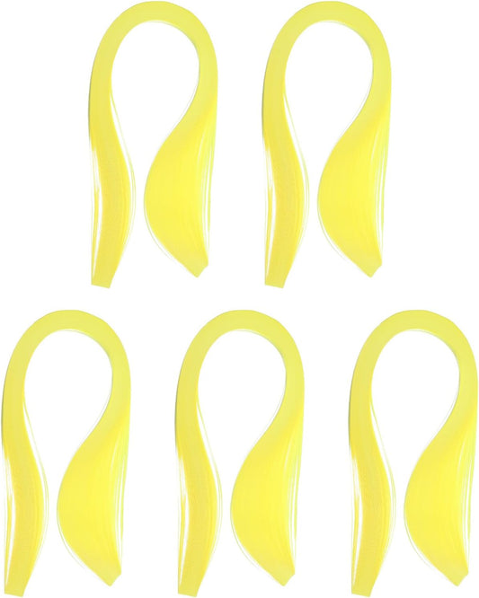 PATIKIL 600pcs Quilling Strips Paper 1/8"(3mm) 39cm Origami Paper Quilling Strip for Art DIY Hand Craft Christmas, Yellow