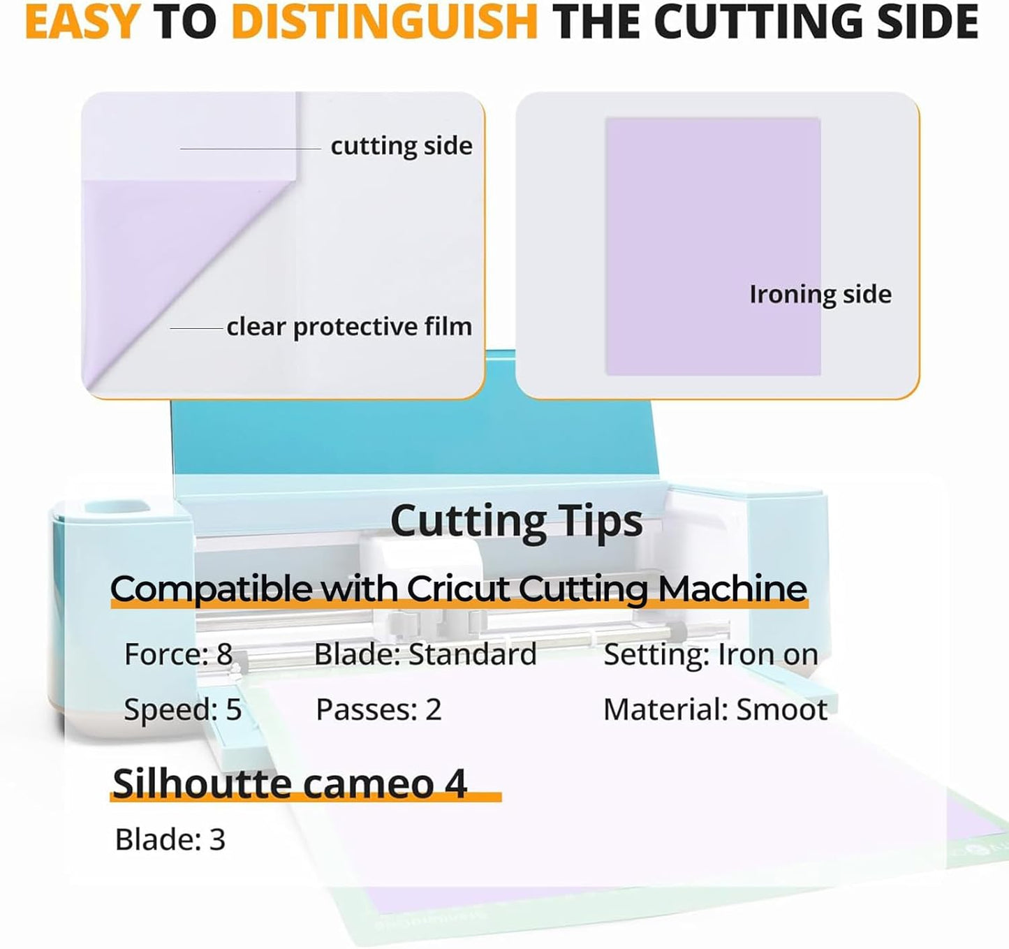 HTVRONT Light Purple Heat Transfer Vinyl Bundle - 10 Pack 12" x 10" HTV Vinyl for T-Shirt, Light Purple Iron on Vinyl for All Cutting Machine or Heat Press Machine