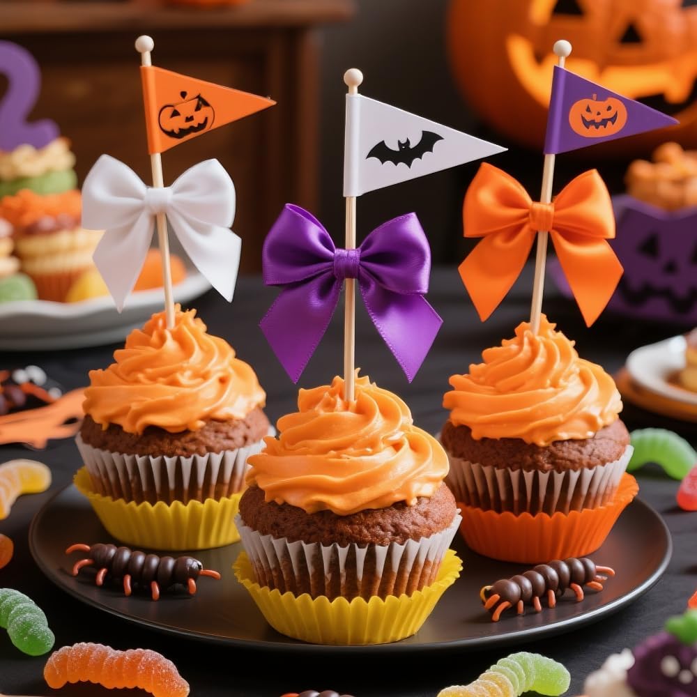 5/8" x 100 Yards Orange Ribbon, Orange Satin Ribbons for Gift Wrapping, DIY Craft, Flower Bouquet, Valentine's Day, Halloween and Birthday Party Decoration