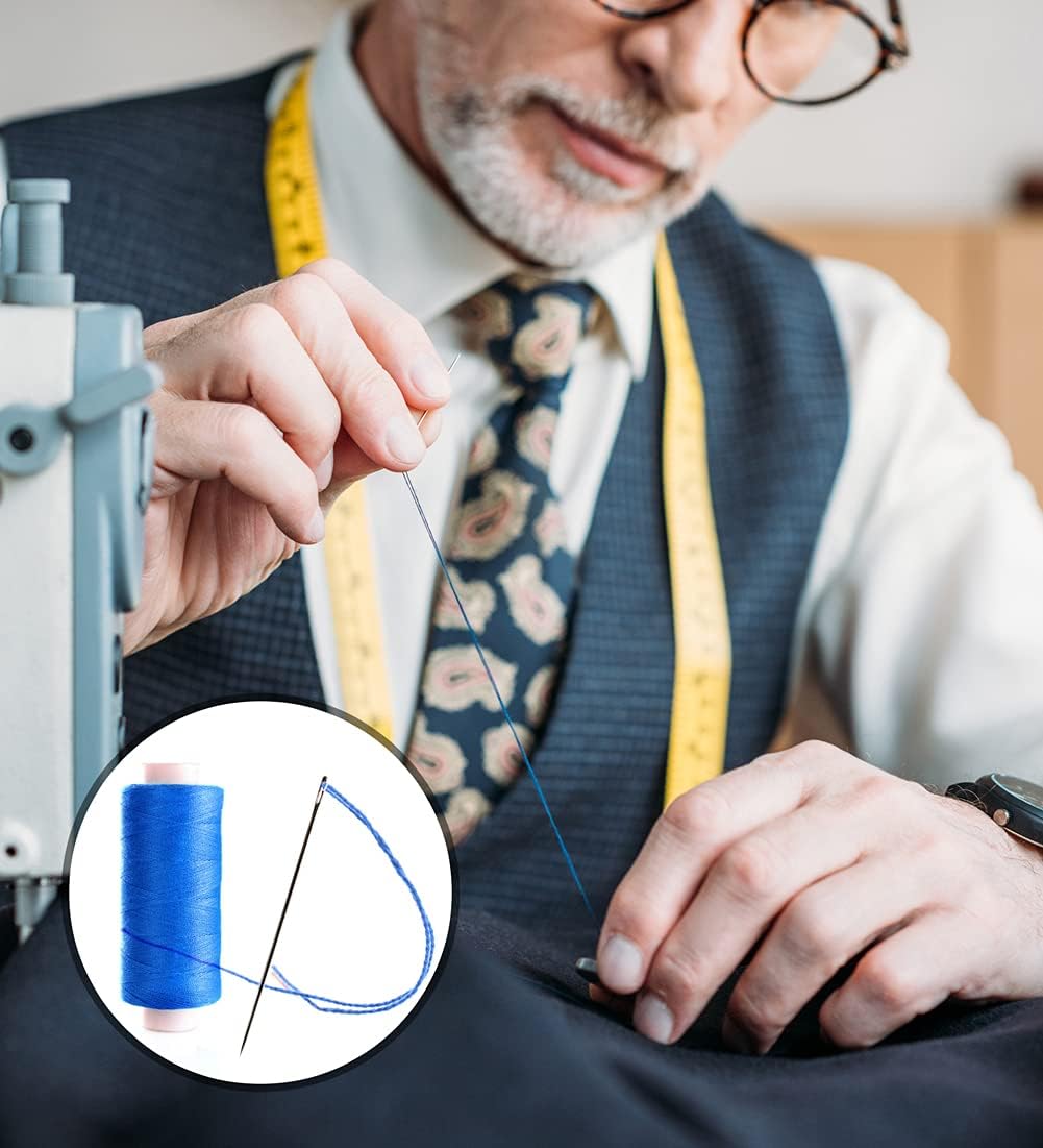 100 Pack Premium Large Eye Needles for Hand Sewing with Needle Threaders, Assorted Sizes, Embroidery Needles for Hand Sewing, Sewing Needles Large Eye, Big Eye Needle