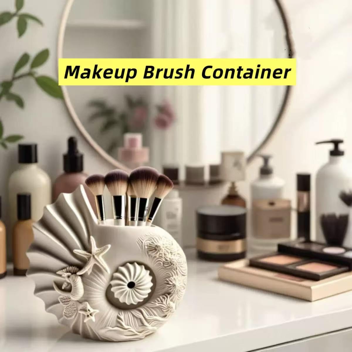 Sea Animal Candle Holder Resin Molds Silicone Epoxy Resin Jar Conch Shell Shaped Plaster Candle Holder Wax Molds, DIY Casting Home Décor