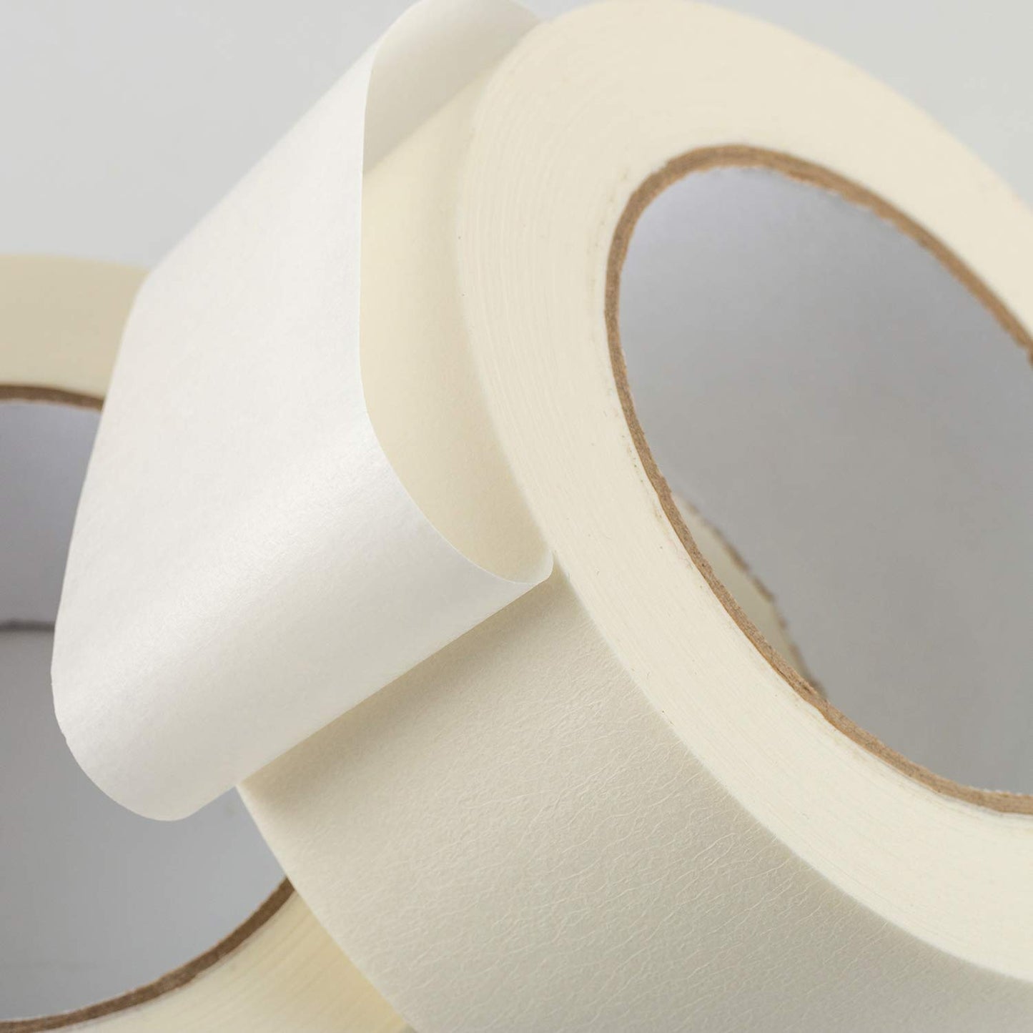 Lichamp Wide Masking Tape 2 inches, 1pc General Purpose Beige Masking Tape White Masking Paper, 1.95 inches x 55 Yards (Pack of 2)