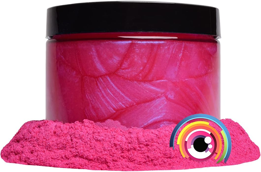 Eye Candy Pigments Premium Red Mica Powder - Crimson (50gr) - for Epoxy, Resin, Soap, Paint, Woodworking, Acrylic Pouring, Bath Bombs, Fishing Lures - DIY Arts and Crafts Additive