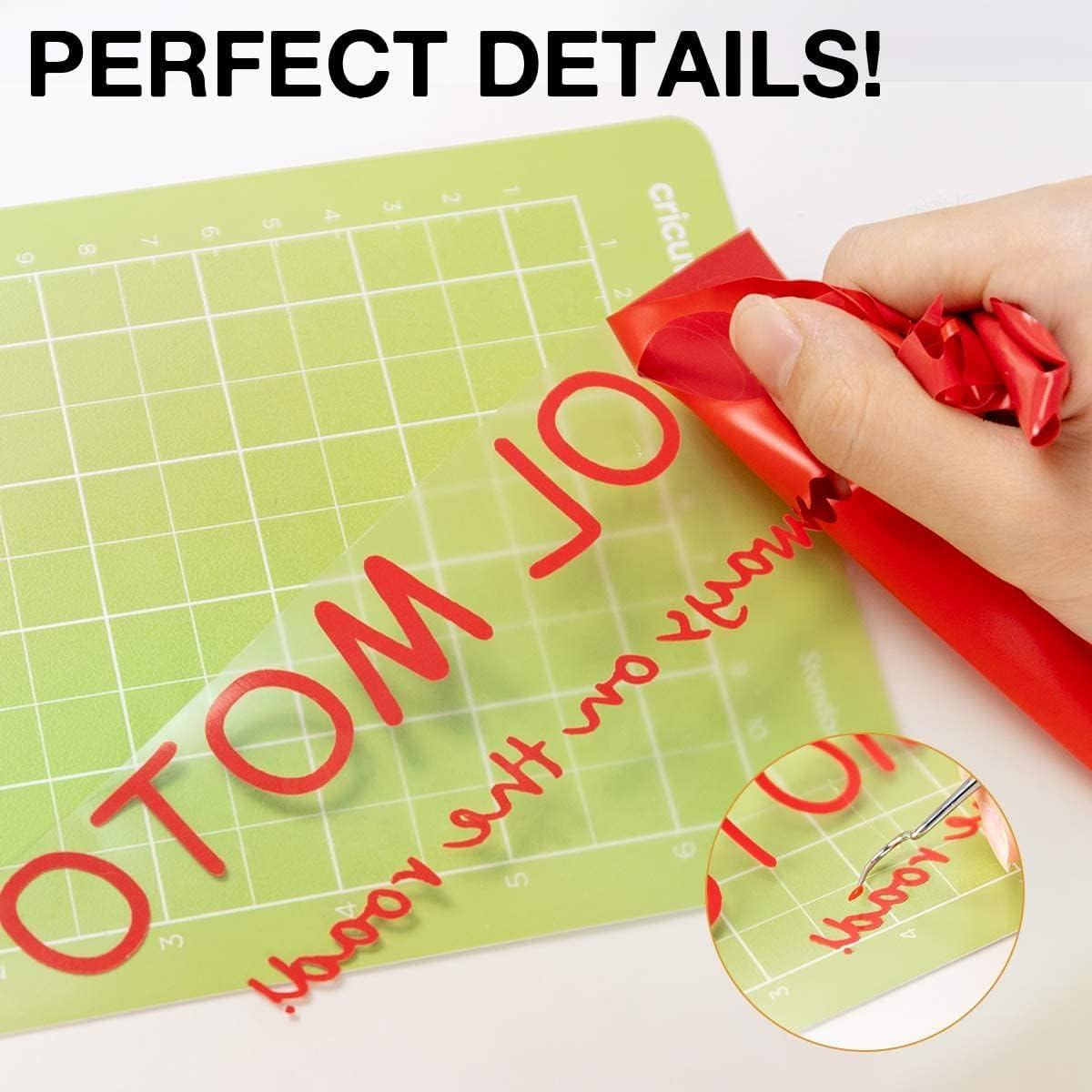 HTVRONT Heat Tranfer Vinyl Roll - 12” x 80ft Red HTV Vinyl for T Shirts, Iron on Vinyl Compatible with Cricut Cutting Machine - Easy to Use for Personalized Gifts (Red)