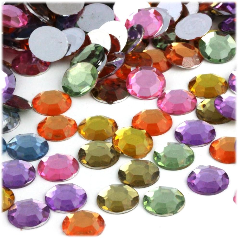 The Crafts Outlet 144pc Rhinestones Round 10mm