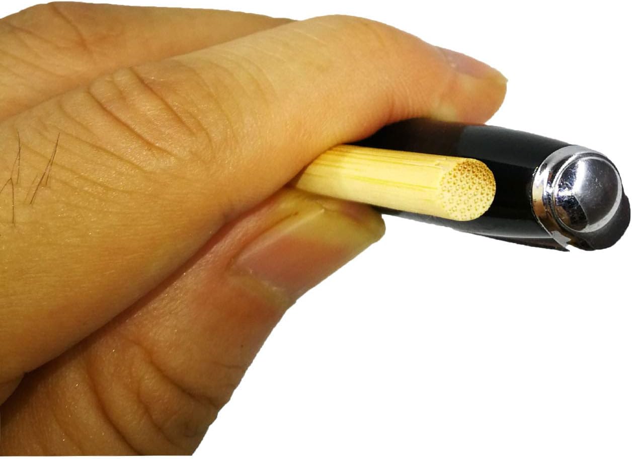 12 Inch Long and 16 Inch Long Natural Blank Round Unfinished Bamboo Dowel Rods Craft Sticks Craft Projects,60 Pieces(0.24 Inch Diameter)