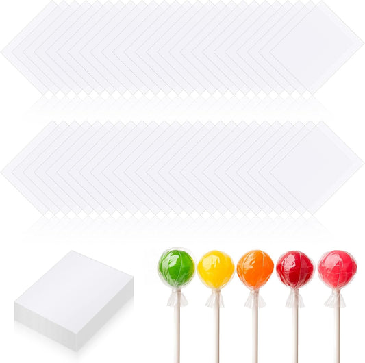 PEASUG 120 PCS Clear Cellophane Wrap, Cellophane Sheets, 6x8 Inches Cello Sheets, Clear Wrapping Paper or DIY Crafts Project, Art, Lights, Window Decoration