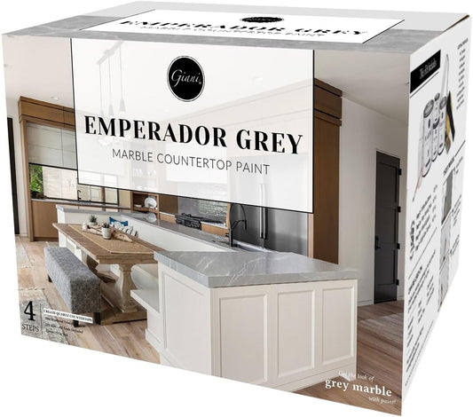 Giani Marble Easy Epoxy Countertop Paint Kit (Emperador Grey)