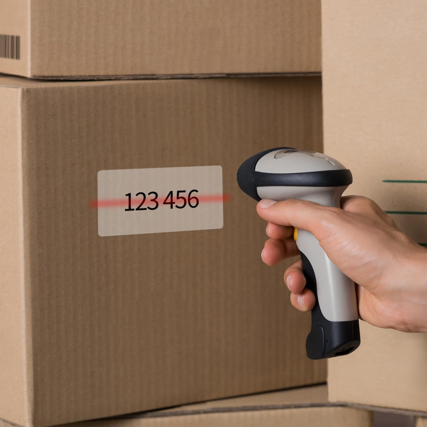 Transparent Clear Thermal Labels, 2 x 1 Inch Printable Transparent Stickers for Small Businesses, Logo Design- Self-Adhesive Direct Thermal Labels- 200 Sheets