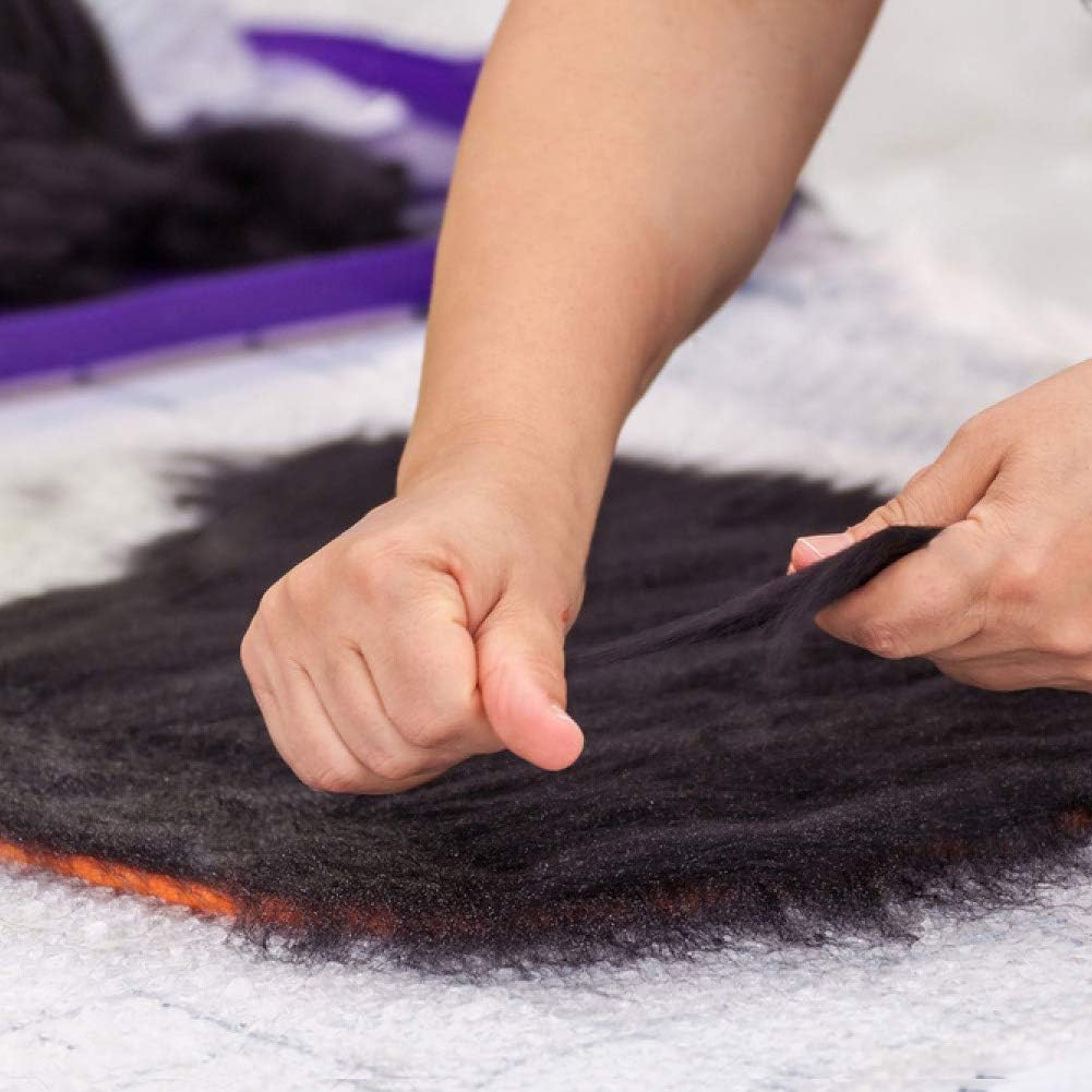 Wool Roving Bulk - 8.82oz/250g Super Wool Chunky Yarn, Wool Roving Top for Needle Felting, Soft Felting Wool Supplies for Hand Spinning, Felting, Blending, Weaving and DIY Craft