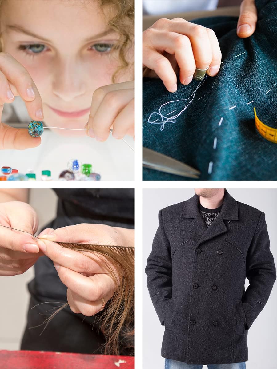 Mandala Crafts Bonded Nylon Thread 12 Neutral Colors Heavy Duty Sewing Threads - 2400 YDs Size 92 280D T90 Tex 90 Thread for Leather Jeans Weaving Outdoor Marine Upholstery Threads