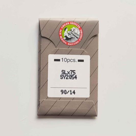 HONEYSEW 10PCS SLX75 SY2054 Organ Serger Overlock Sewing Machine Needle for Singer 14U Sharp (SY2054 90/14)