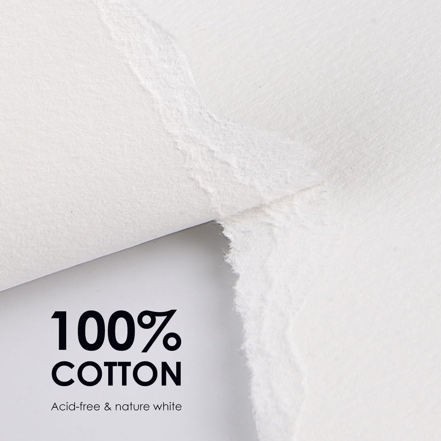 Fingraspuro Watercolor Paper Pad 9x12 Inch, 30 Sheets, 100% Cotton, Acid-Free, Cold Pressed, for Painting, Drawing, Art Journaling, Professional Artist Quality