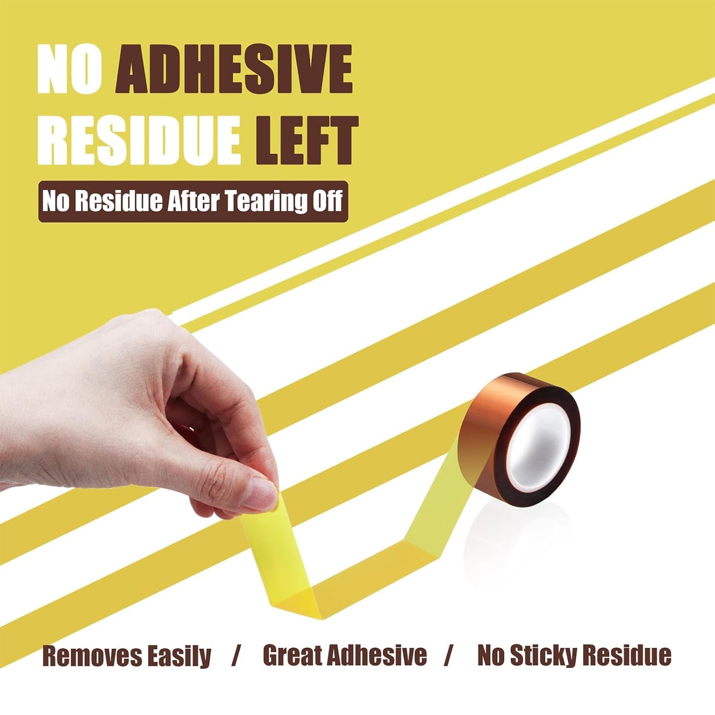 12 Rolls 20mm x16m(52FT) Heat Tape High Temperature Heat Resistant Tape Heat Transfer Tape for Heat Sublimation Press Vinyl,No Residue