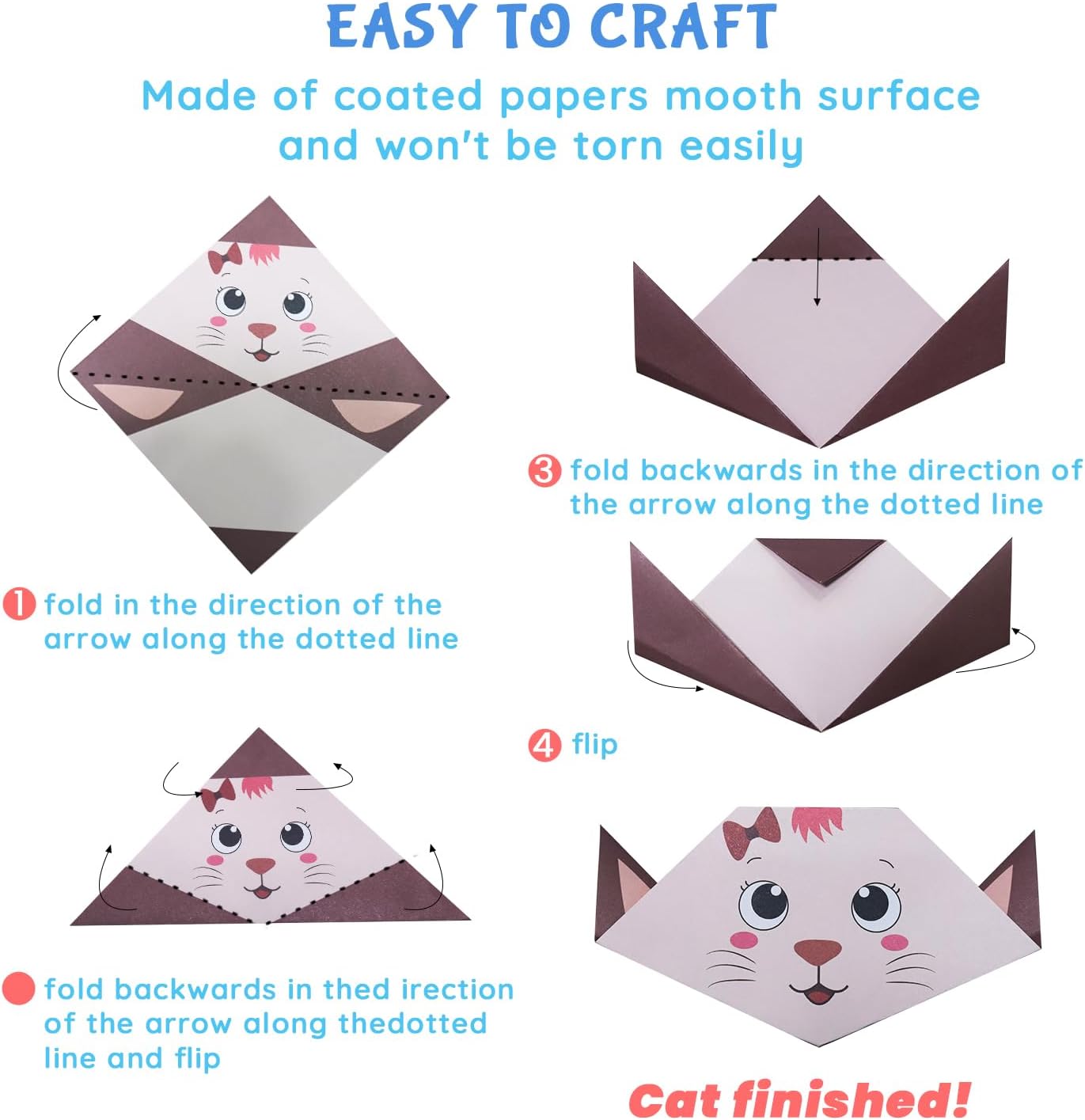 Origami Kit for Kids Ages 5-16, 212 Sheets with 72 Patterns & Instruction Book | Origami Paper Kit for Beginners & Advanced | Arts & Crafts Toys for Girls & Boys Ages 8-12 | Birthday & Christmas Gifts