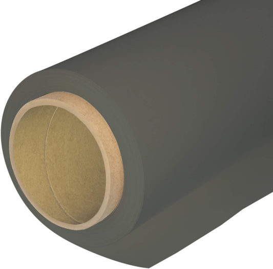 Seamless Photography Background Paper Roll, Grey Photo Paper Backdrop for Photography, Video and Streaming (107''x36' Thunder Grey)