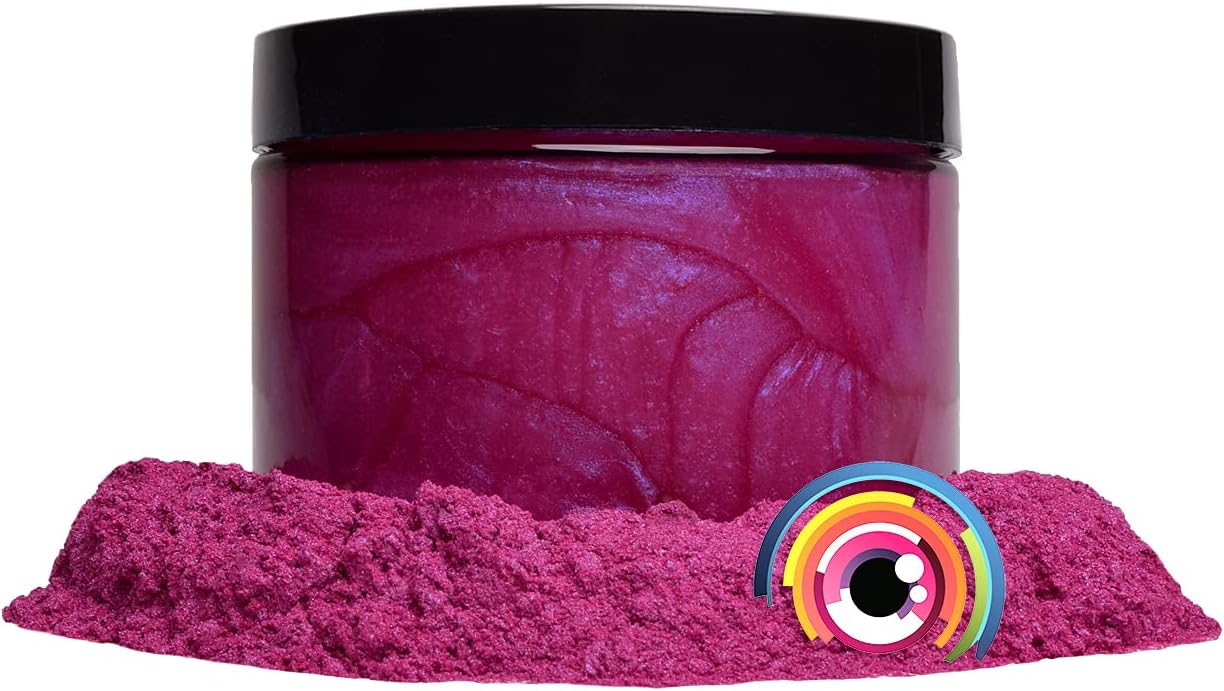 Eye Candy Pigments Premium Purple Mica Powder - Wisteria Purple (50gr) - for Epoxy, Resin, Soap, Paint, Woodworking, Acrylic Pouring, Bath Bombs, Fishing Lures - DIY Arts and Crafts Additive