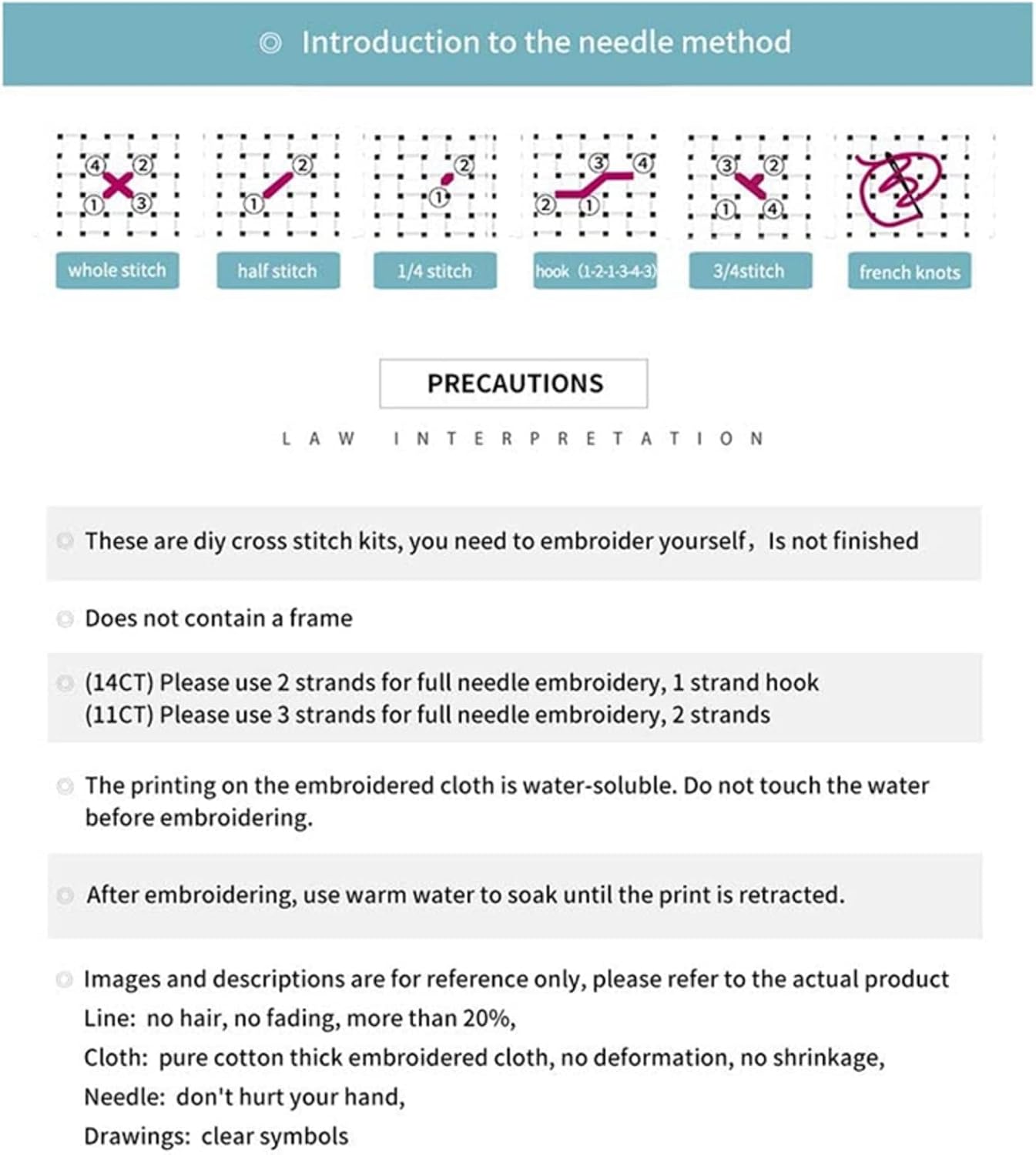 Disnesart Cross Stitch Stamped Full Embroidery Kits DIY 11CT Cotton Thread Printed DIY Needlepoint Kits Craft Needlework Set Cross-Stitch Stamped Sets-Stream elk 16x20 inch