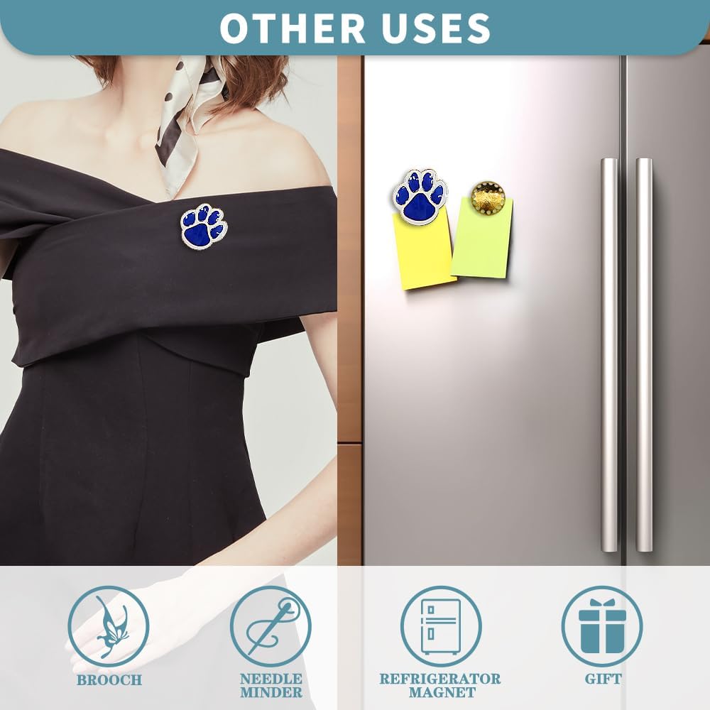 Magnetic Needle Minder Magnet Embroidery Accessories and Supplies Embroidery Needle Holder Cross Stitch Holder Needlework Supplies (Cardinal) (CatClaw)