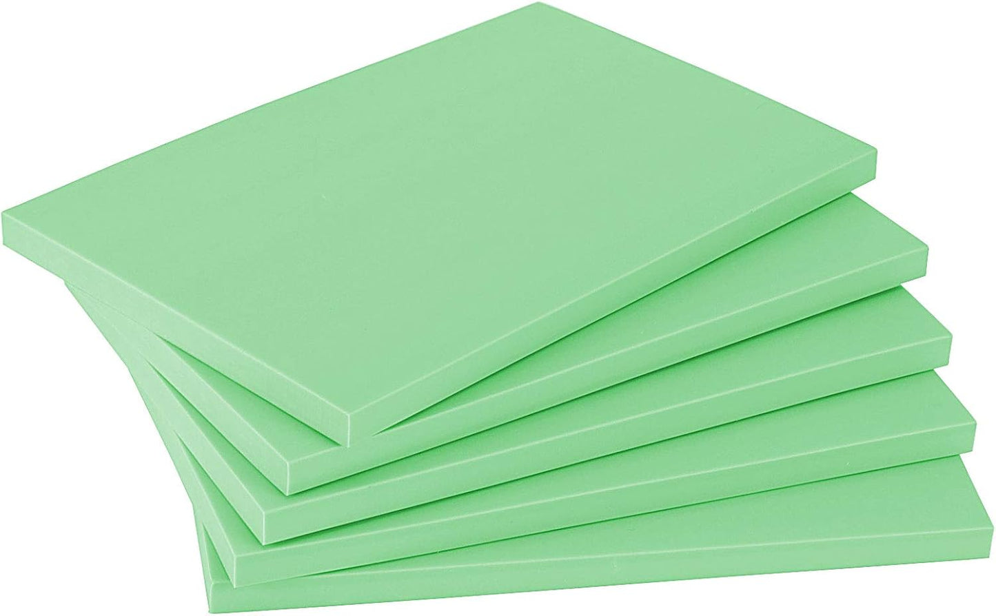 ZOENHOU 20 PCS 4 x 6 Inch Rubber Stamp Carving Blocks, Linoleum Blocks for Printmaking, Stamp Making, Green