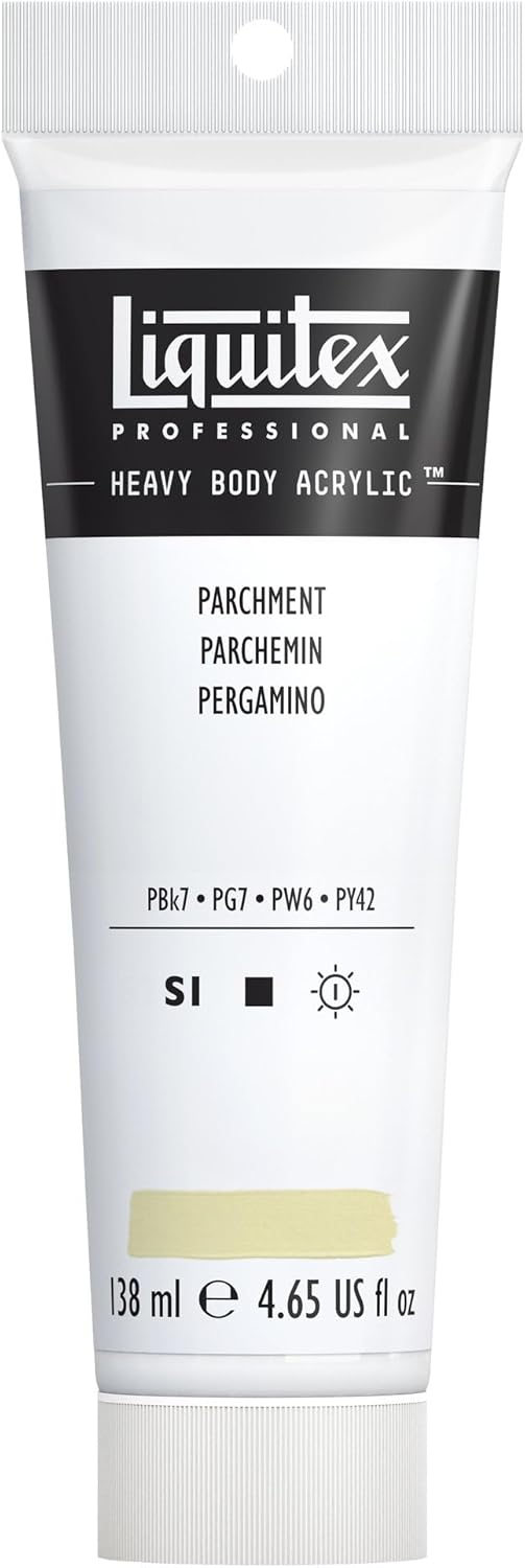 Liquitex Professional Heavy Body Acrylic Paint, 4.65-oz (138ml) Tube, Parchment