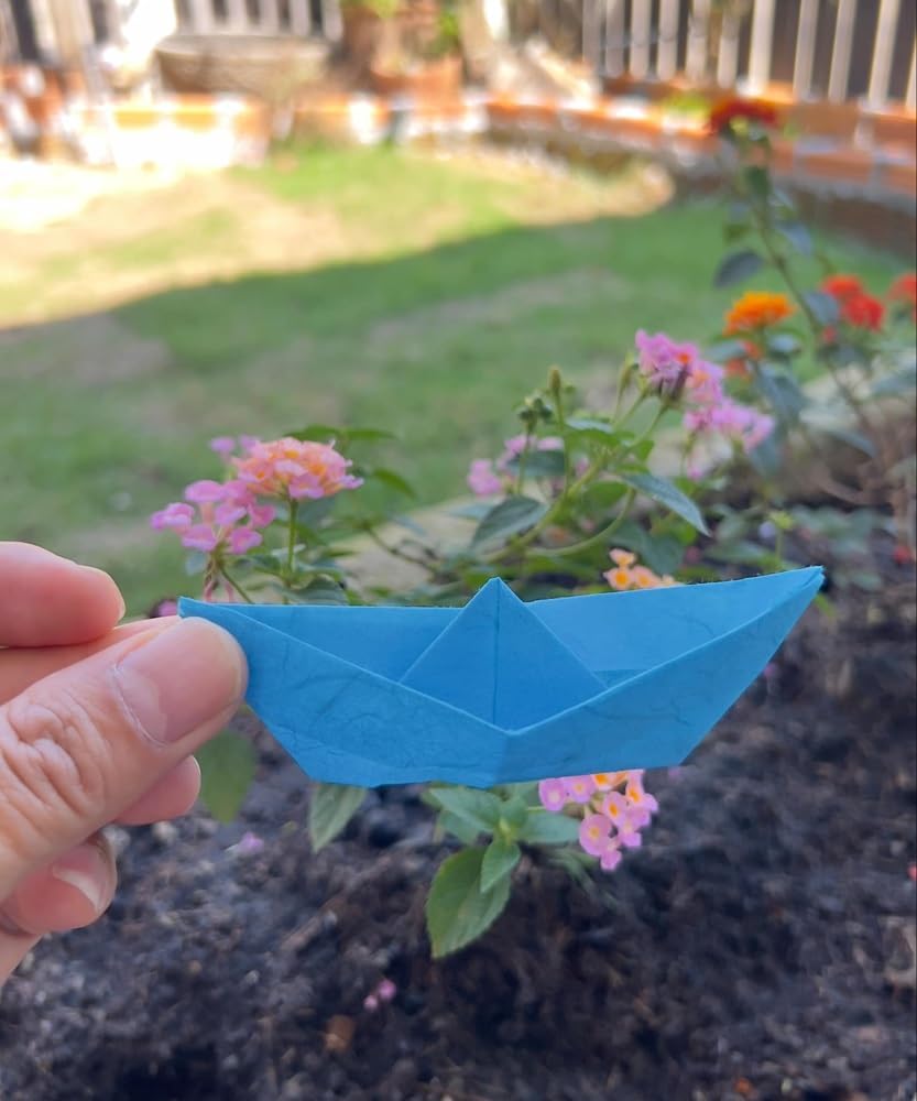 50 Sheets 6 x 6 Inches Natural Fiber Mulberry paper Sheets Square Origami Paper Arts Folding Craft, Decoration Paper, Square Folding Paper for DIY Crafts (Ocean Blue Tone, 6x6 Inch)