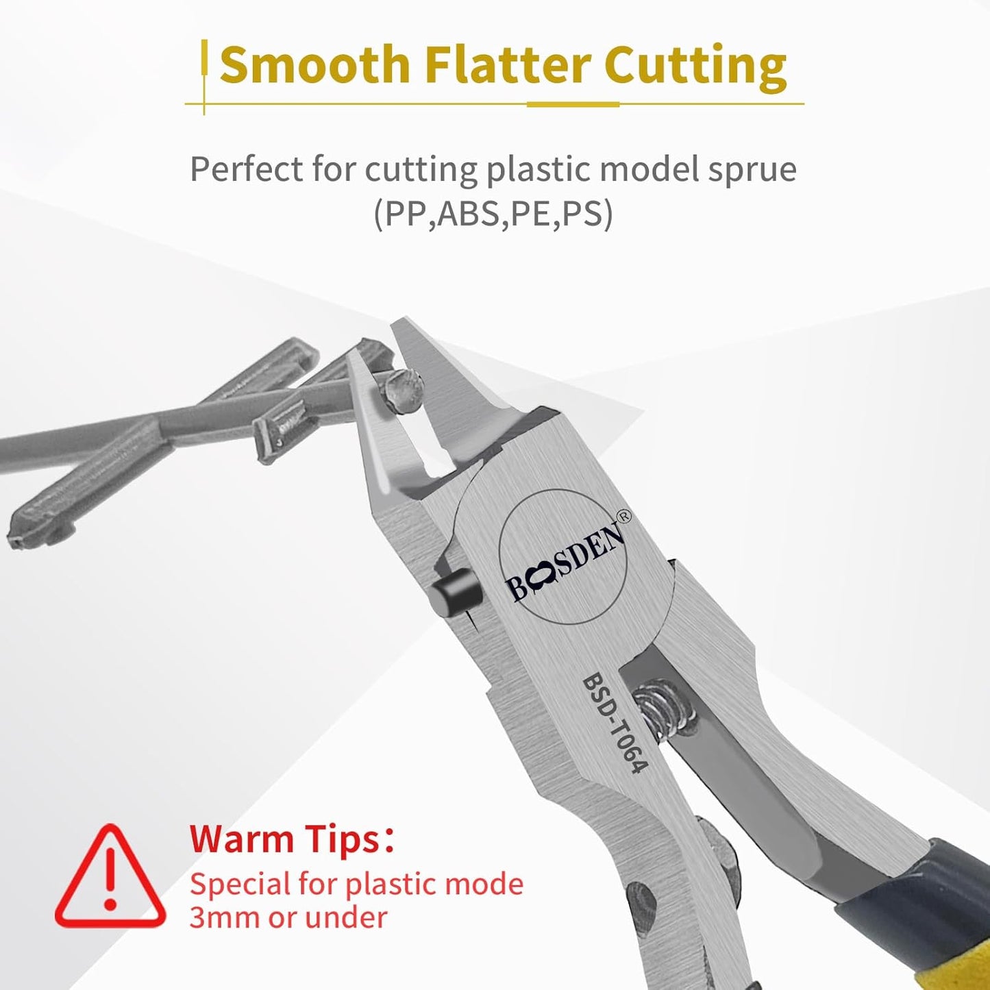 BOOSDEN Model Nippers 9pcs Set, Single Blade Nipper Model Tool Kit, Hobby Clippers for Gundam Gunpla, Thin & Sharp Model Snips, Sprue Cutters for Plastic Models Repairing Building and Fixing