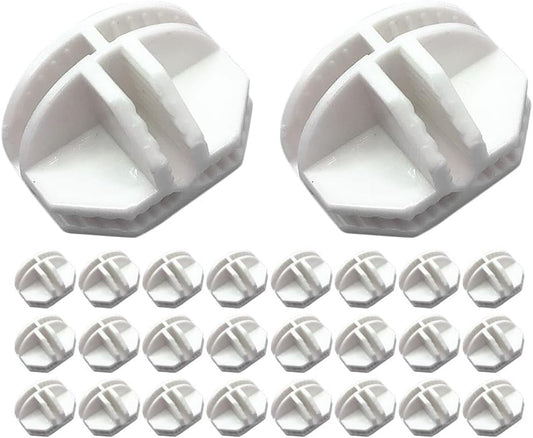 ARTIBETTER 50pcs Modular Cube Connectors Durable Storage Connectors for Wire Shelves Closet Organizers Easy Assembly Versatile Connection for Shoe Cubes Modular Storage