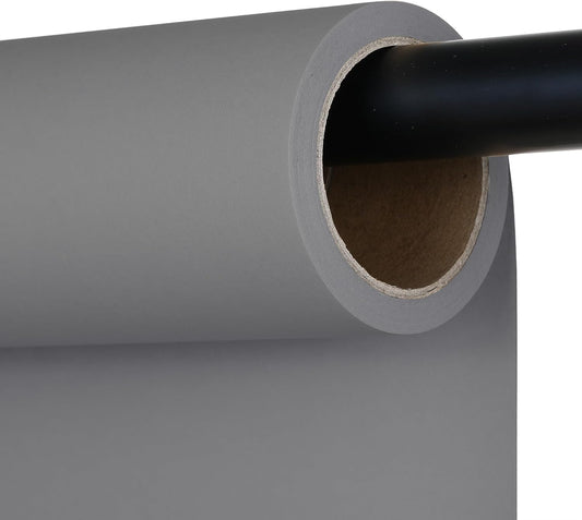 Seamless Photography Background Paper Roll, Blue Photo Paper Backdrop for Photography, Video and Streaming (Slate Grey, 53'' x16')