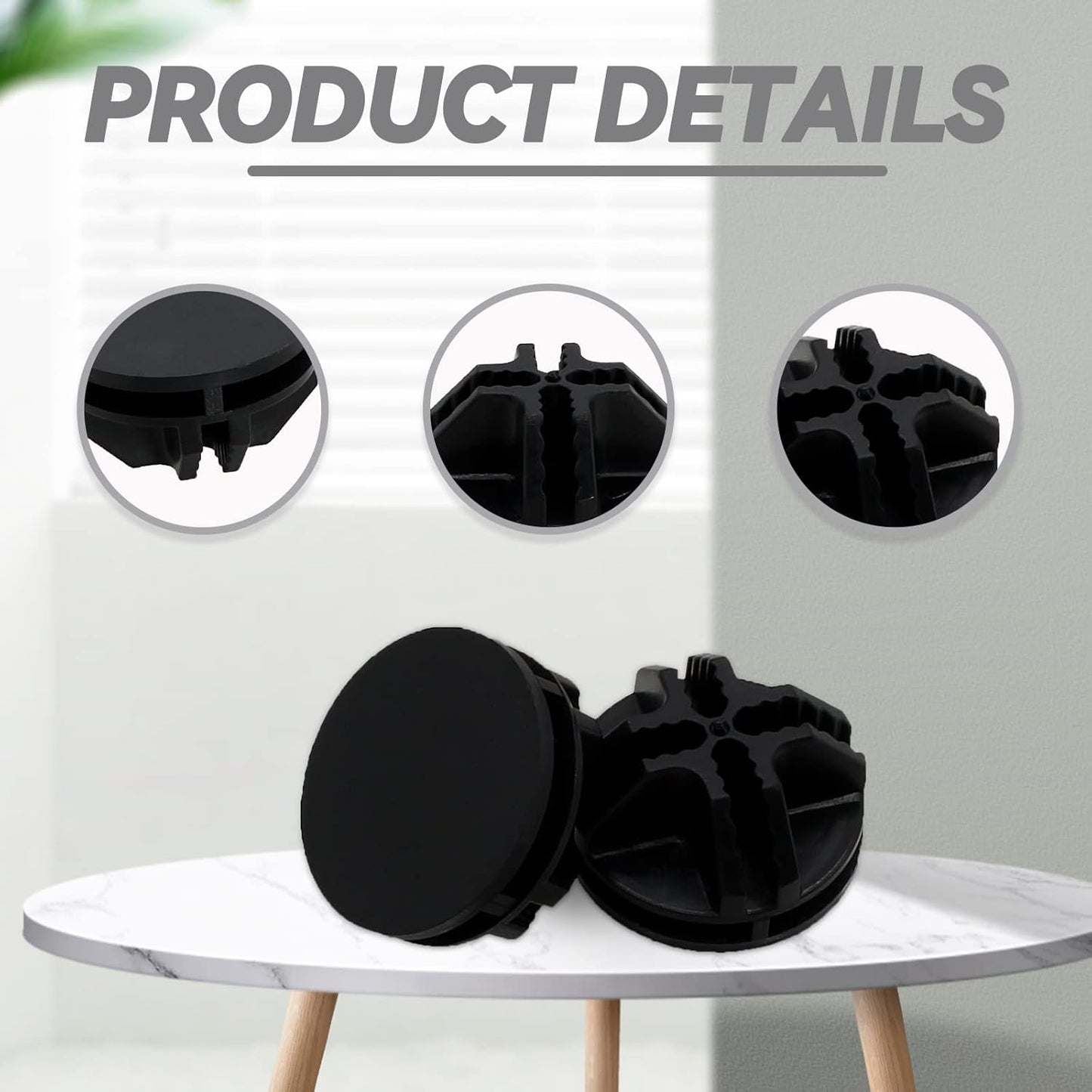 64 Pcs Black Plastic Connector, Wire Grid Cube Connector for Modular Closet Storage Organizer and DIY Wire Cube Storage Unit