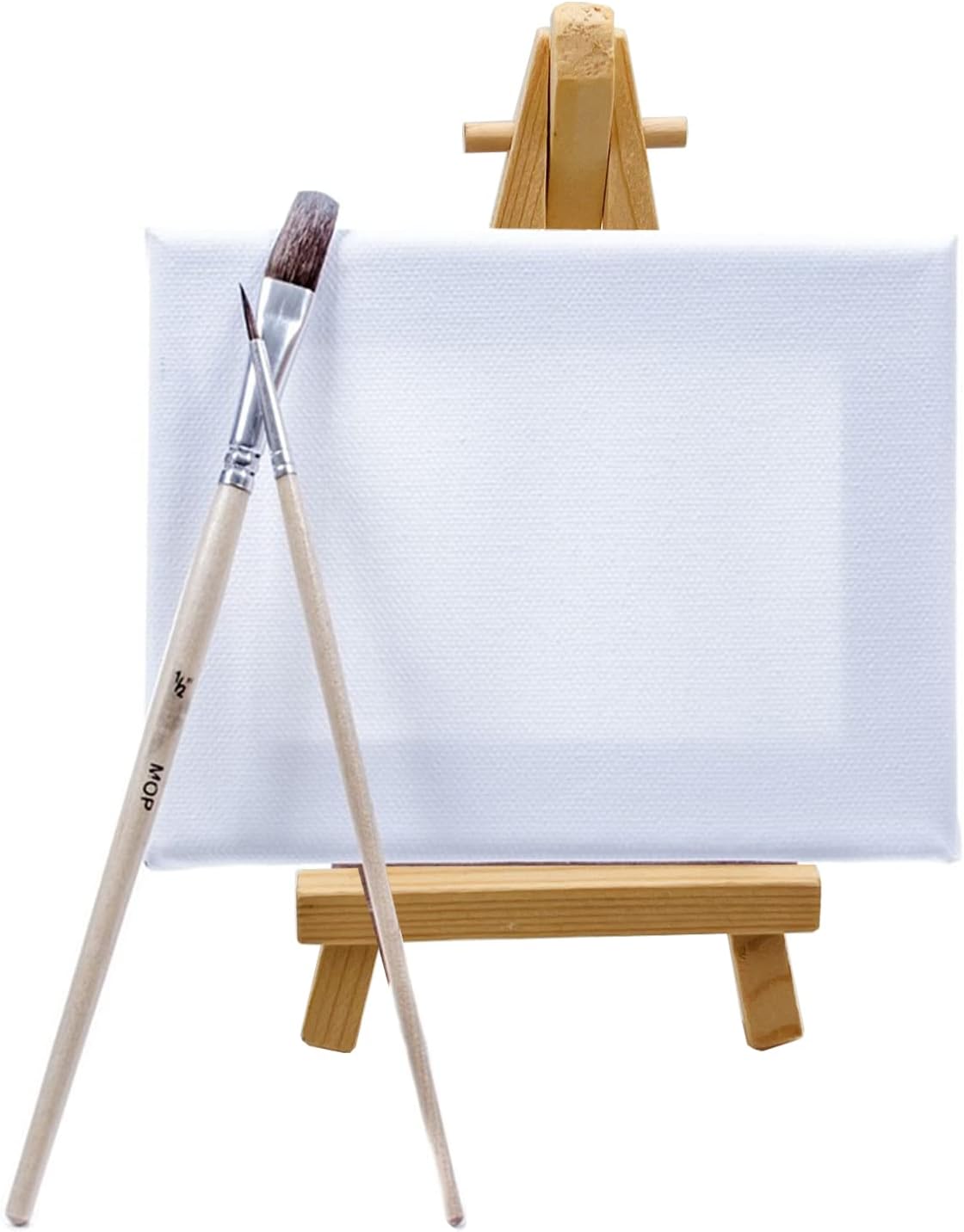 7.5 Inch Mini Wood Display Easel, 10 Pcs Tabletop Easels for Displaying Photos, Picthres