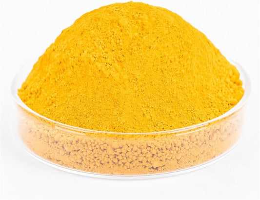 GOODTAKE Concrete Pigment, Yellow Iron Oxide Pigment Powder, Concrete Cement Dye Color Pigment for Pastel Tile Paint Concrete Cement Mortar Grout (Yellow, 4 oz)
