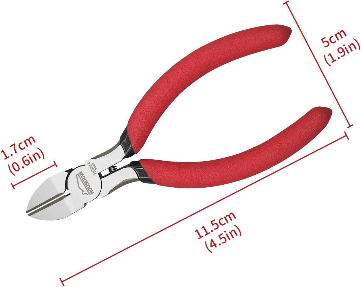 5 inch Wire Cutters, 5 Pack Diagonal Cutters, Side Cutters, Wire Cutter Set, Wire Snips, Small Diagonal Cutters with Spring Loaded, Diagonal Cutting Pliers for Crafts, Jewelry Making