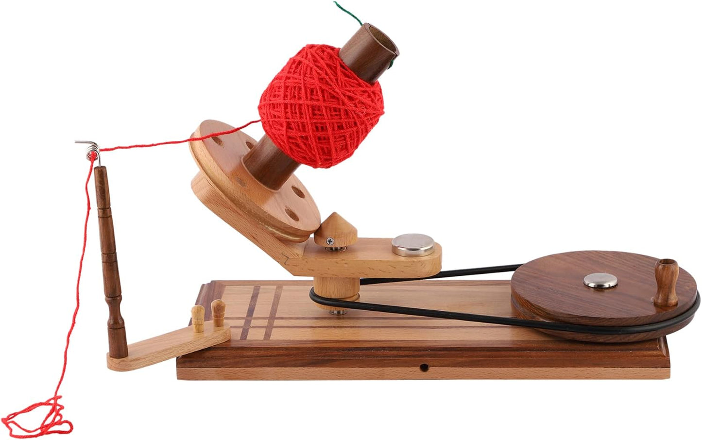 Large Handcrafted Wooden Yarn Winder & Swift – Signature Ball Winder for Crocheting, Knitting, Weaving – Heavy-Duty Yarn Winder for 8-12 oz Skeins