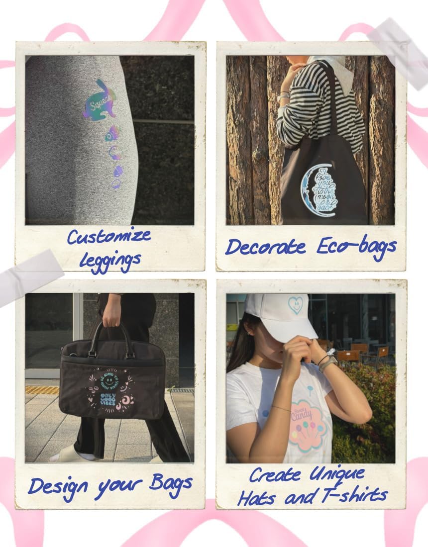 QuuCut Heat Transfer Vinyl Bundle: 12 Pack 12" x 10" Sheets, Reflective Silver, Rainbow and Glow in The Dark, Iron on Vinyl for T-Shirts, Cricut & Silhouette - Easy to Cut & Weed