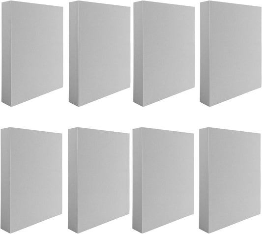 BAOFALI 8 Pcs Stamping Foam Grey Moldable Foam Stamps Plastic Dry Foam Stamp Pad Cut and Dry Foam Stamping Foam Block for Sculpture, Modeling, DIY Arts and Handicrafts Projects