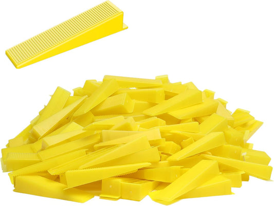 DGSL Tile Leveling System Tile Wedges, 200PCS Reusable Tile Leveling Wedges for 1/8", 1/16", 1/32" Tile Spacers, Tile Leveling Clips and Tile Leveler Installation