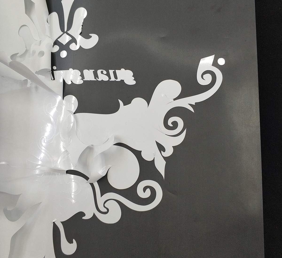 guangyintong Heat Transfer Vinyl White HTV Rolls, 12" x 10ft White HTV Iron on Vinyl for T-Shirts, Matte Surface for All Cutter Machine Easy to Cut & Weed for Heat DIY Design