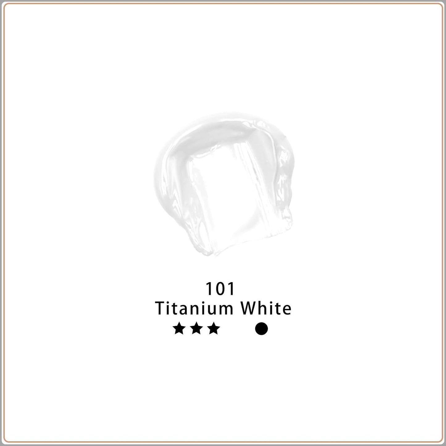 Artecho White Acrylic Paint, Titanium White Paint (120ml / 4.05oz) Tubes, Art Craft Paints for Canvas Painting, Rock, Stone, Wood, Fabric, Art Supplies