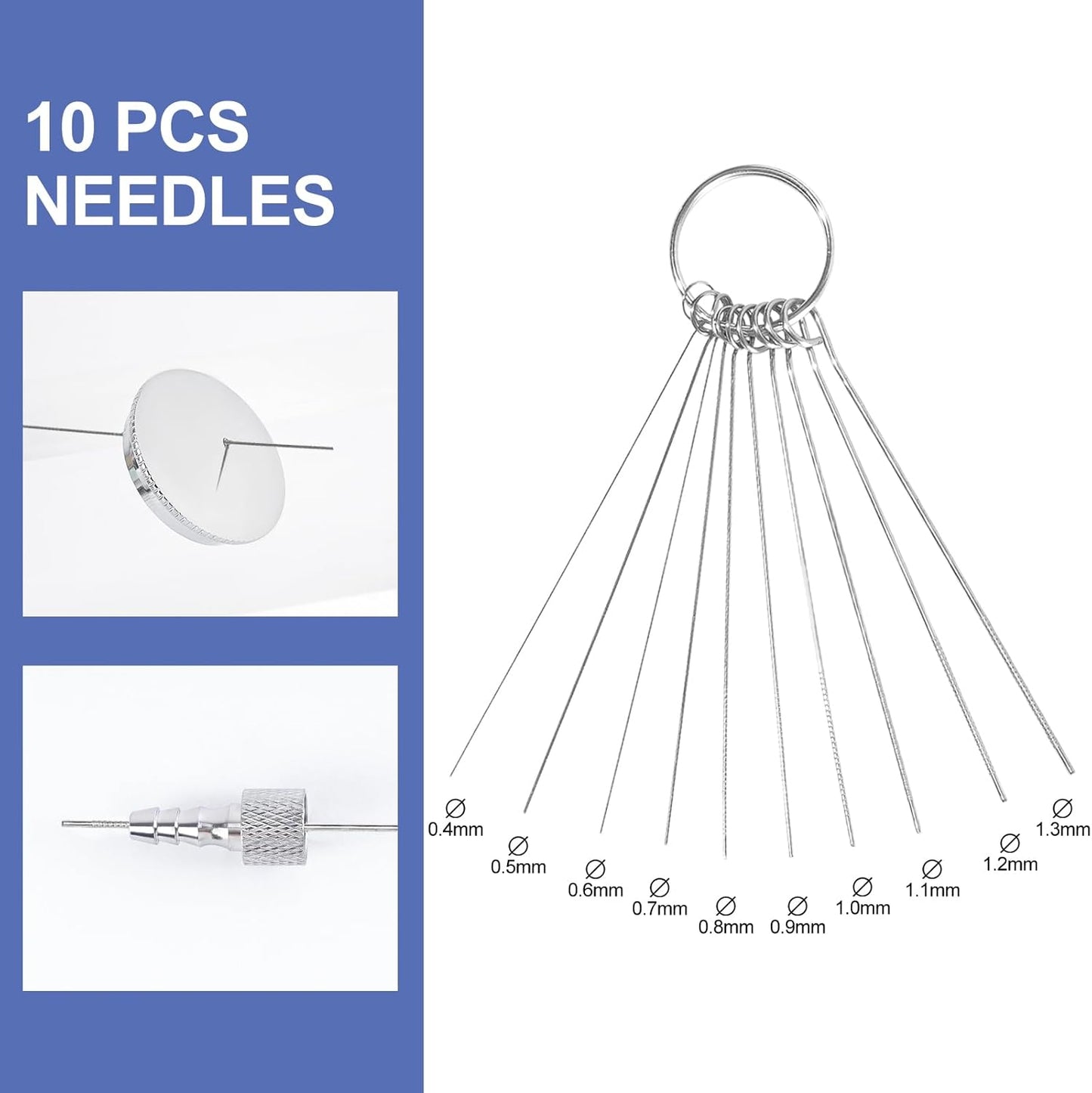 Airbrush Cleaning Kit, Airbrush Cleaner for Spray Paint Airbrush Cleaning, 16PCS Airbrush Accessories with 10 Cleaning Needles, 5 Cleaning Brushes and 1 Sharp Pick Needle
