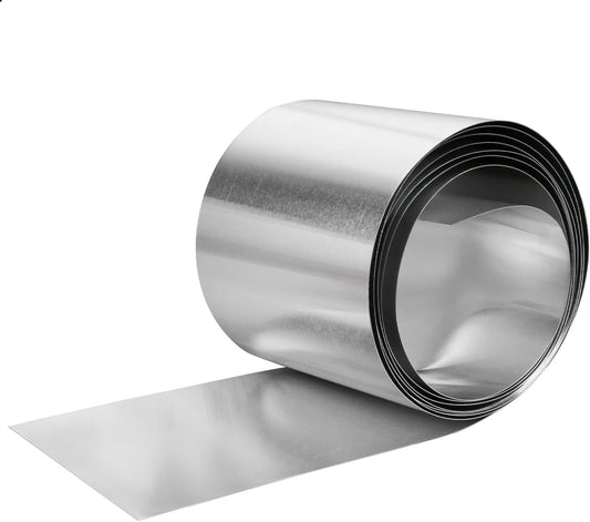 Aluminum Flashing Roll，Aluminum Sheet Roll 3500x150x0.1mm(LxWxT) Applicable to Various House Repair and DIY Projects