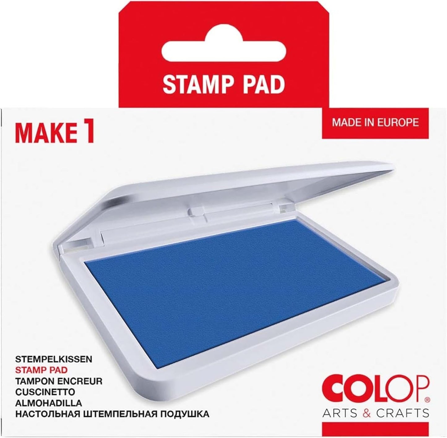 COLOP Make Series, Ink Stamp Pads, with Non-Toxic Premium Ink, Water-Based Acid-Free (Silent Sea, Make 1-1-15/16" x 3-1/2")