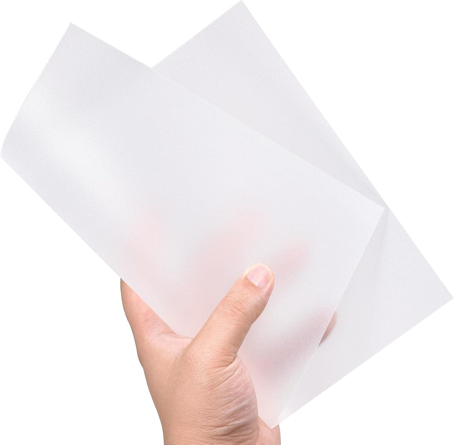 uxcell 4Pcs Gel Light Lighting Filter Overlay Transparent Correction Vinyl PVC Sheets Photography Television Matte Translucent,0.5mm