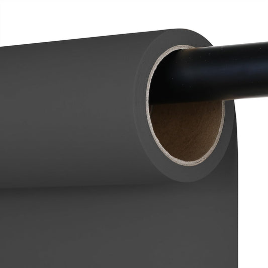 Seamless Photography Background Paper Roll, Blue Photo Paper Backdrop for Photography, Video and Streaming (Thunder Grey, 82" x16')