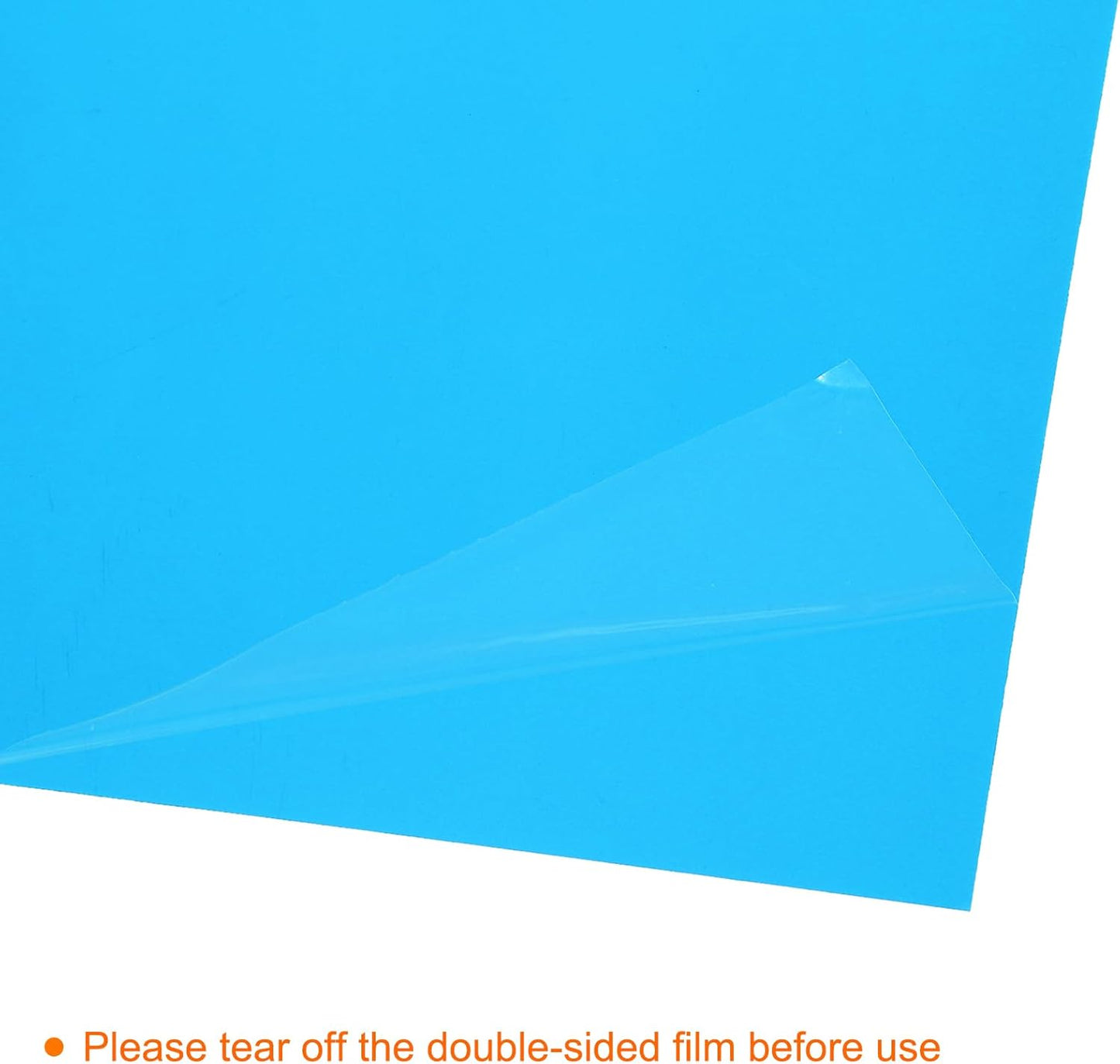 uxcell 4Pcs A4 Gel Light Lighting Filter Overlay Transparent Color Correction Plastic Vinyl PVC Sheets Photography Television Blue,0.2mm