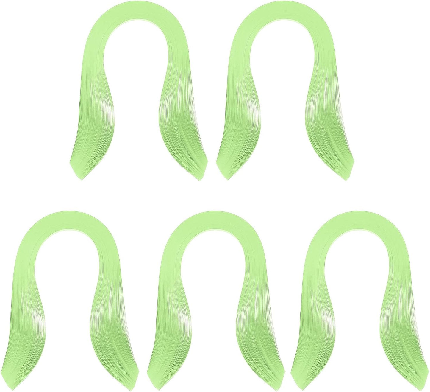 PATIKIL Quilling Strips Paper 600pcs 5mm 39cm Origami Paper Quilling Kits for Art DIY Hand Craft Christmas, Light Green