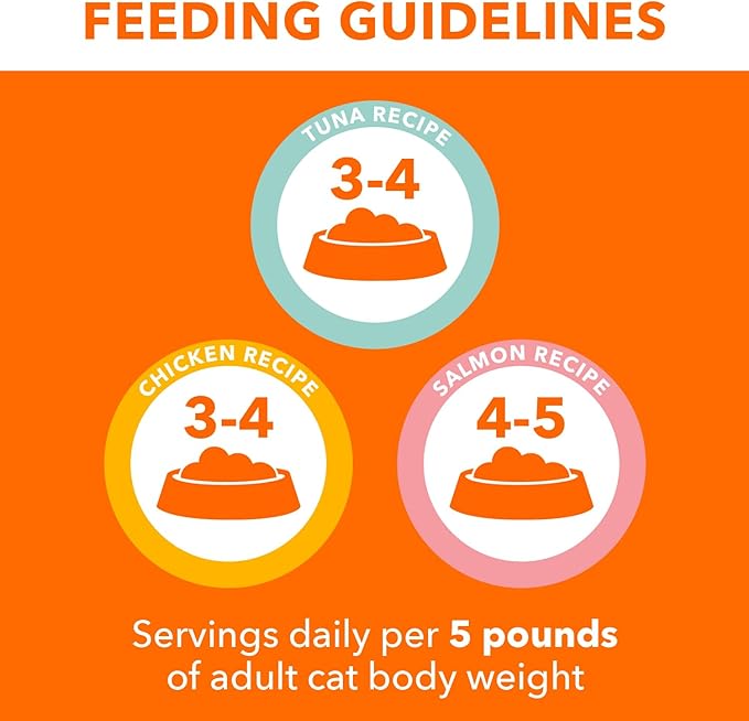 IAMS Perfect Portions Adult Wet Cat Food Pate, Chicken, Salmon, and Tuna Recipe Variety Pack, 2.6 oz. Easy Peel Twin-Pack Trays (24 Count, 48 Servings)