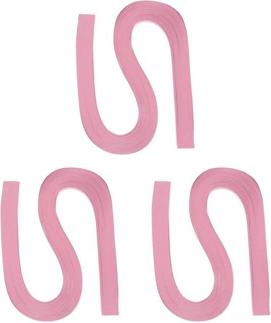 PATIKIL 360pcs Quilling Paper Strips Paper Flowers Quilling Kits 3/8"(10mm) Origami Paper for Adults Beginner Art Craft, 21"(54cm) Pink